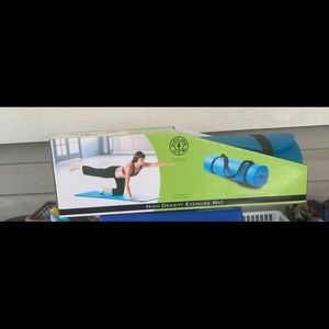 New yoga/exercise mat.  Blue